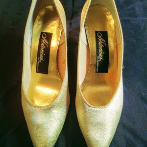 Gold Evening Shoe